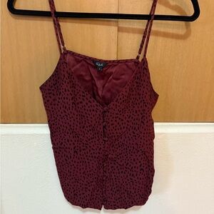 Rails leopard tank top